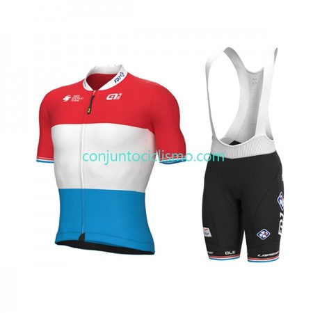 Conjunto Maillot + Culotte Corto con tirantes Groupama-FDJ 2022 N003